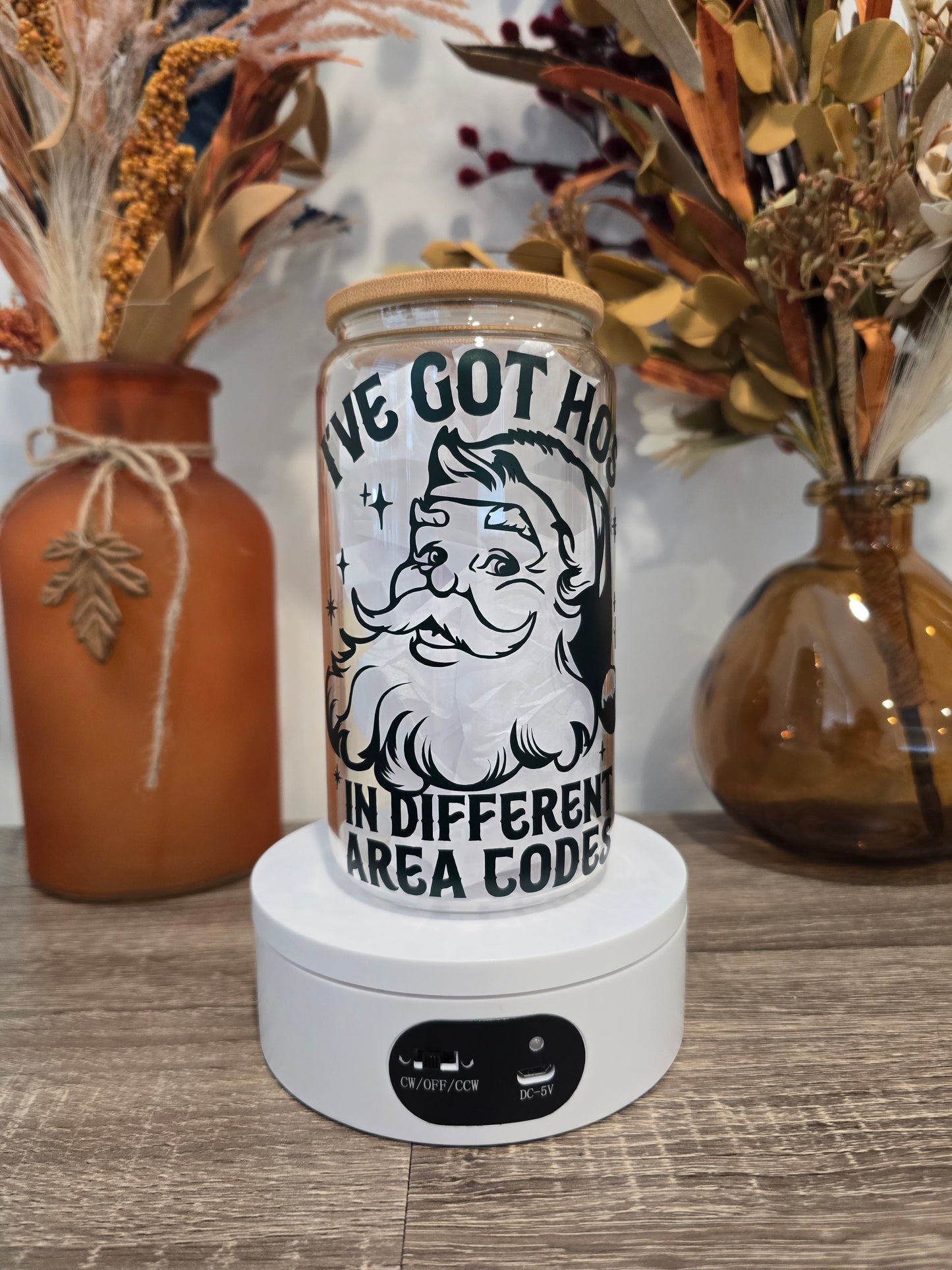 I've got Ho's - Santa Glass Can