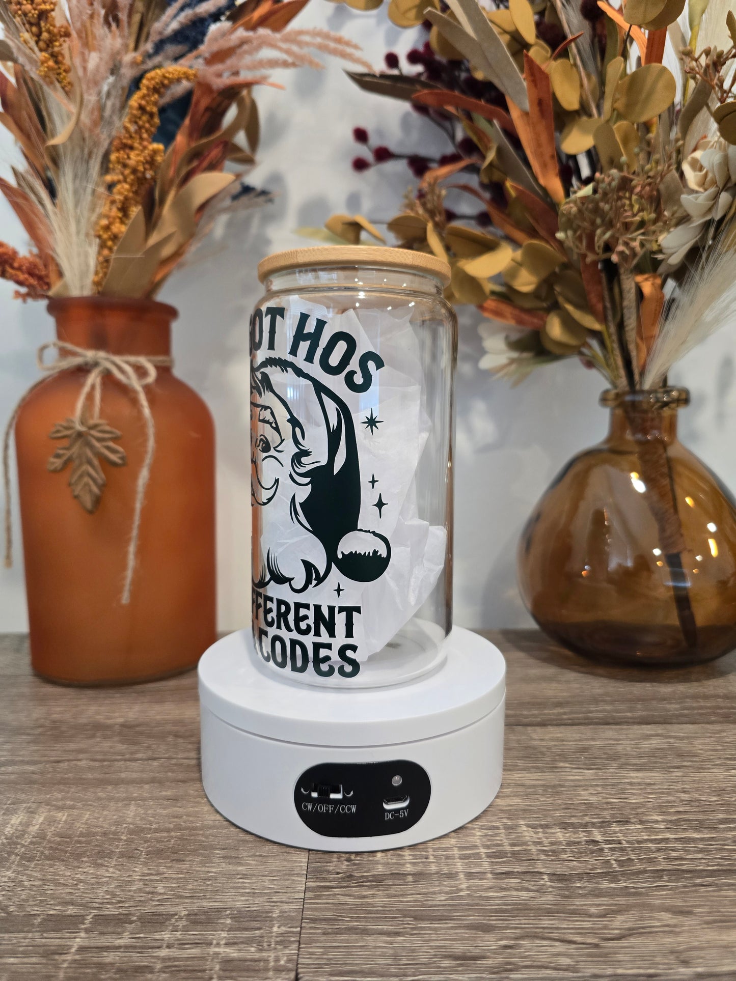 I've got Ho's - Santa Glass Can