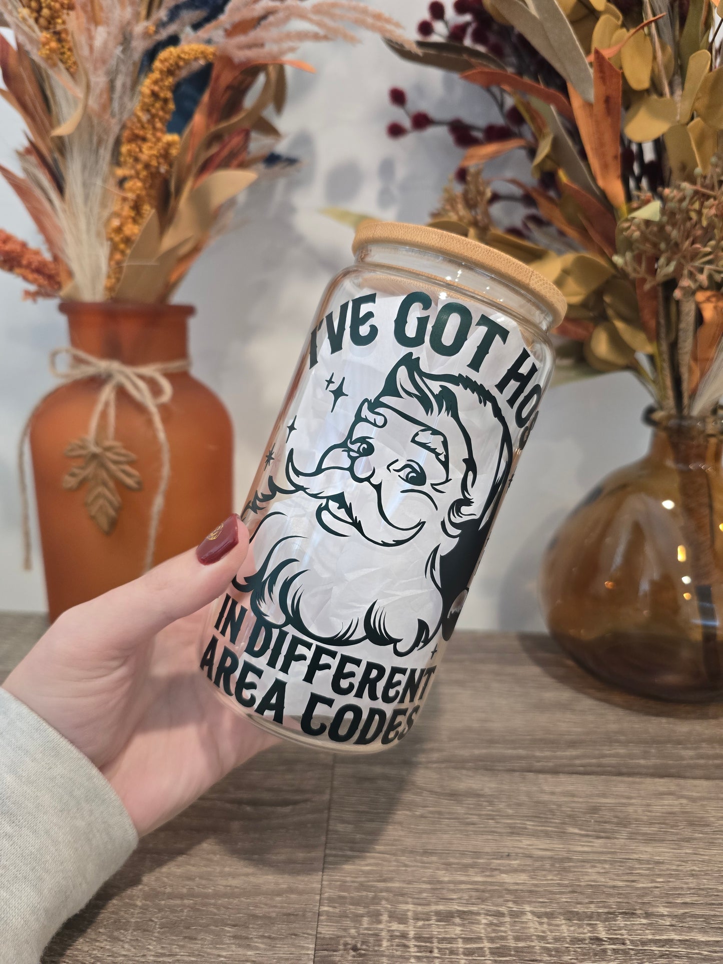 I've got Ho's - Santa Glass Can
