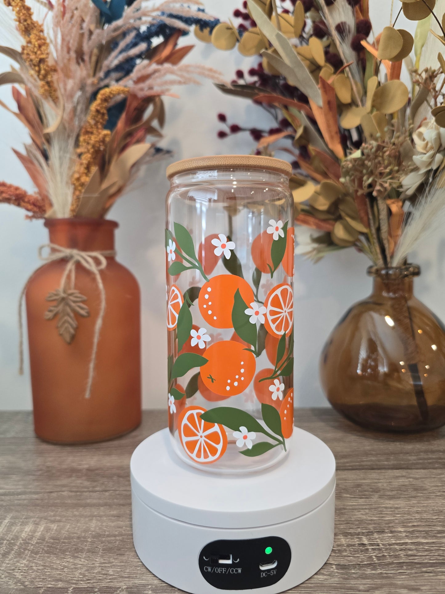 Orange Dream Glass Can