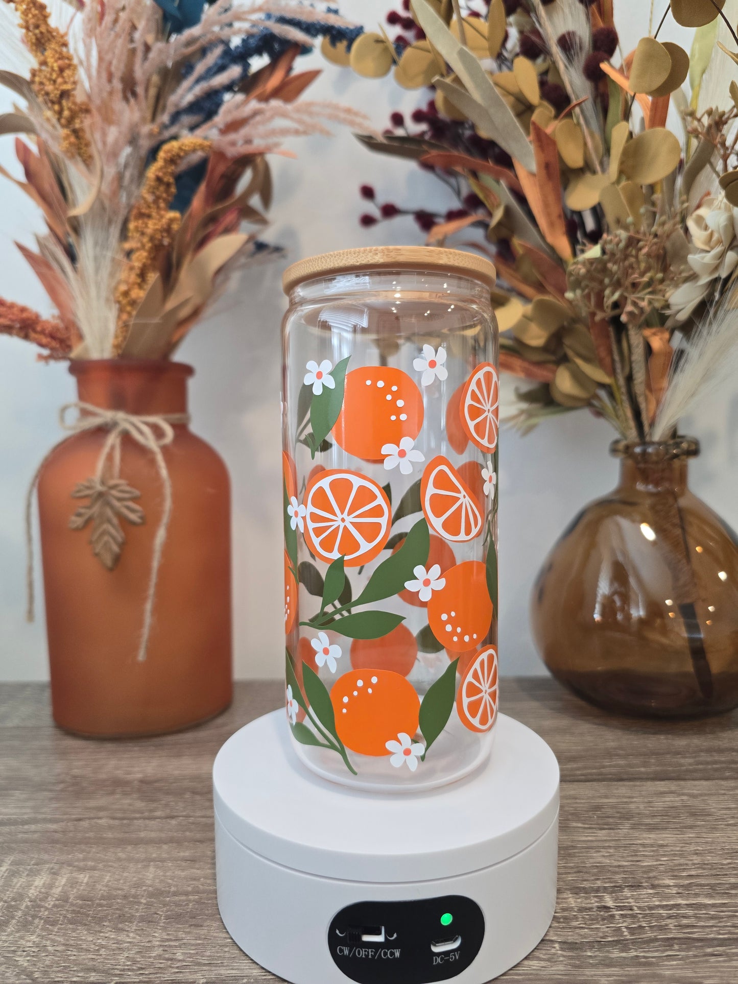Orange Dream Glass Can