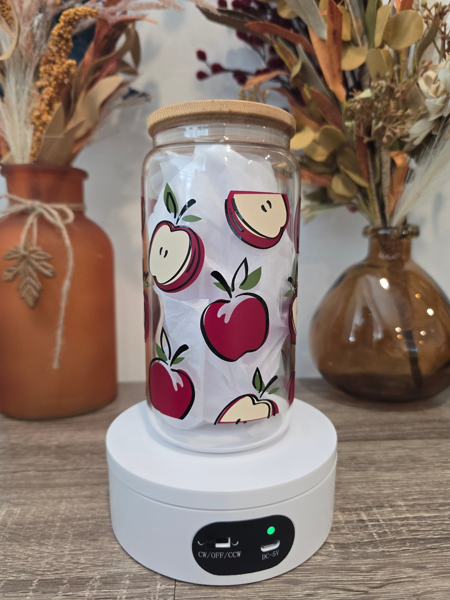 Apple Glass Can