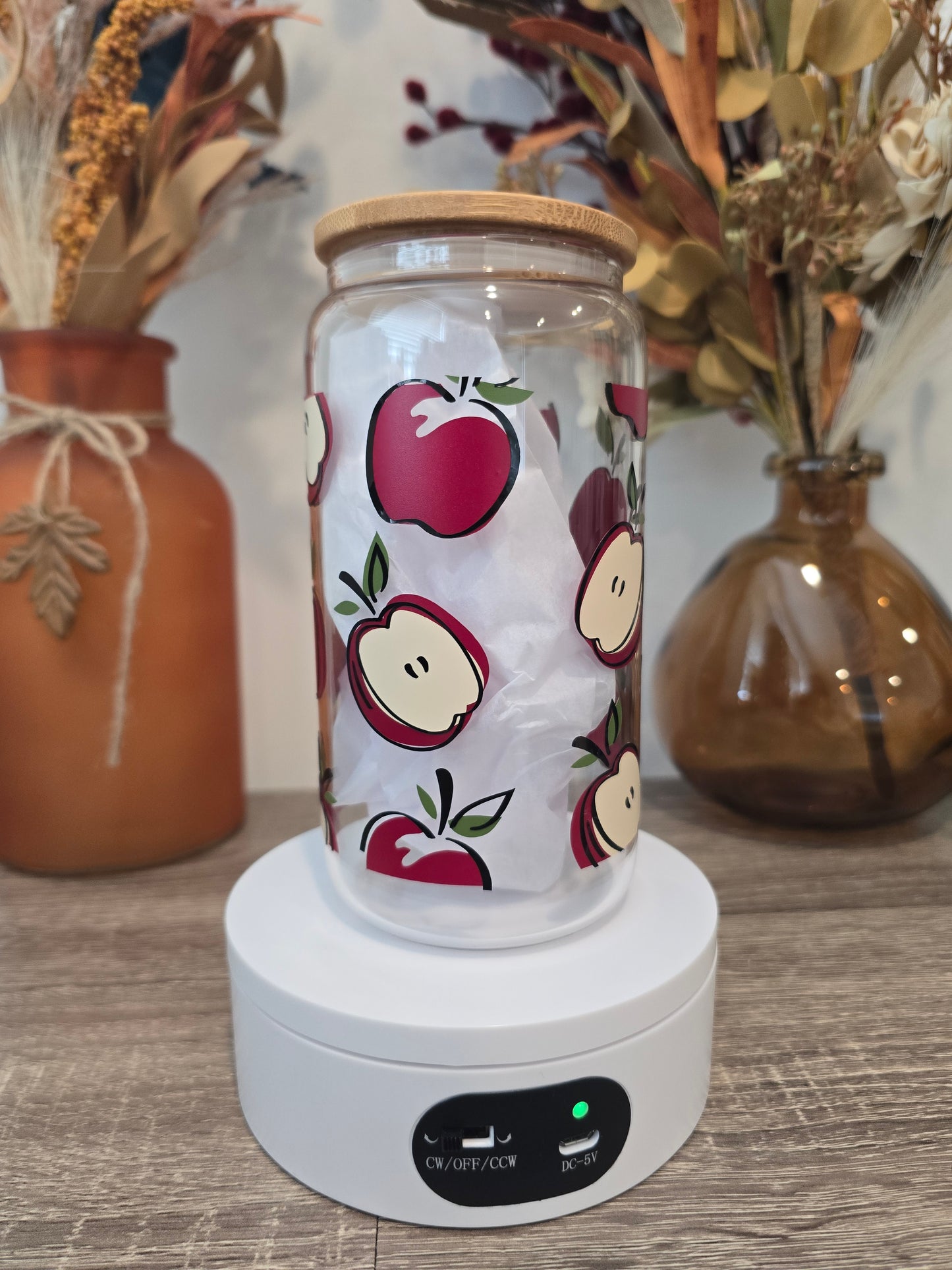 Apple Glass Can