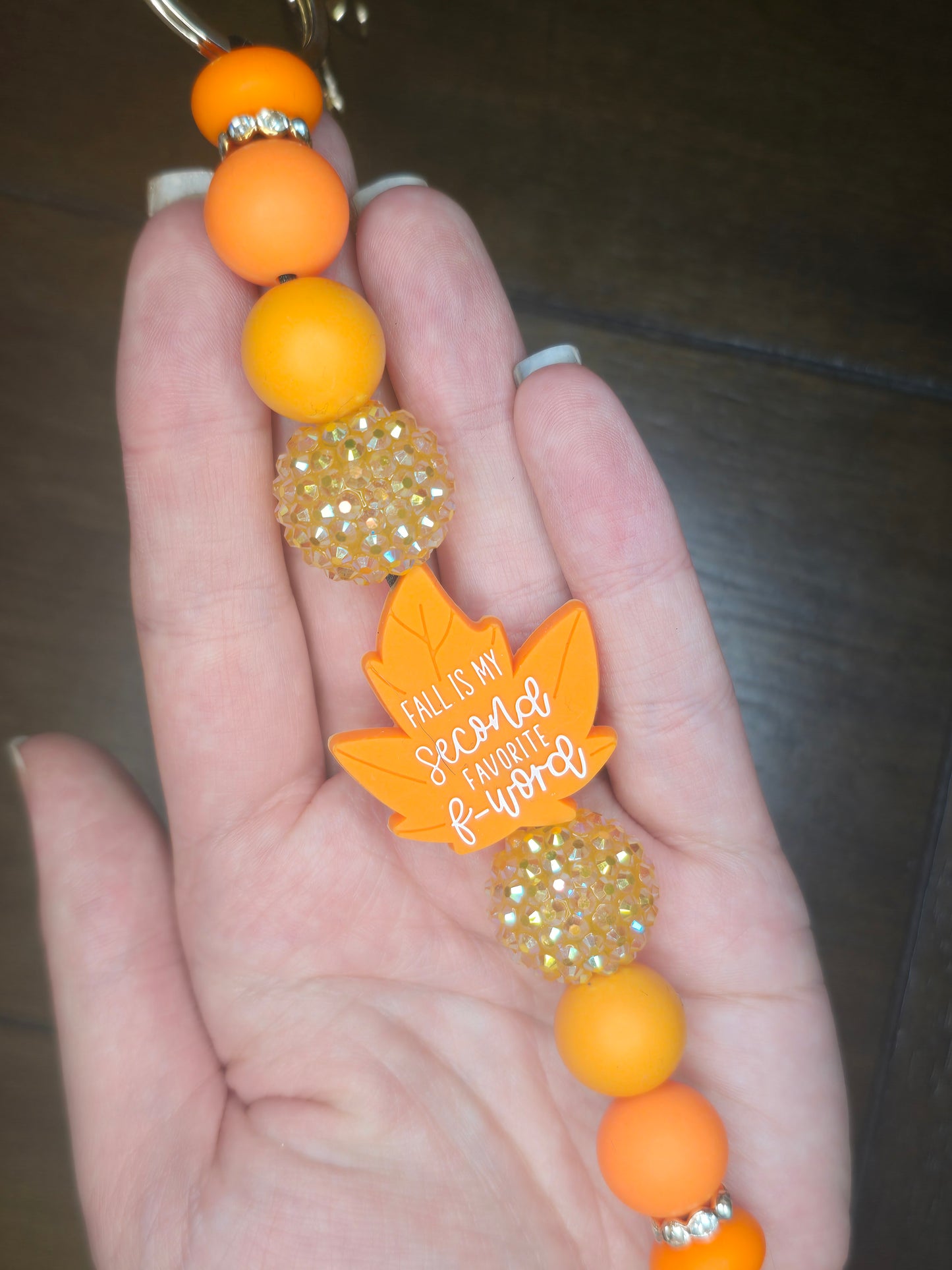 Fall Lovers Keychain, F-Word