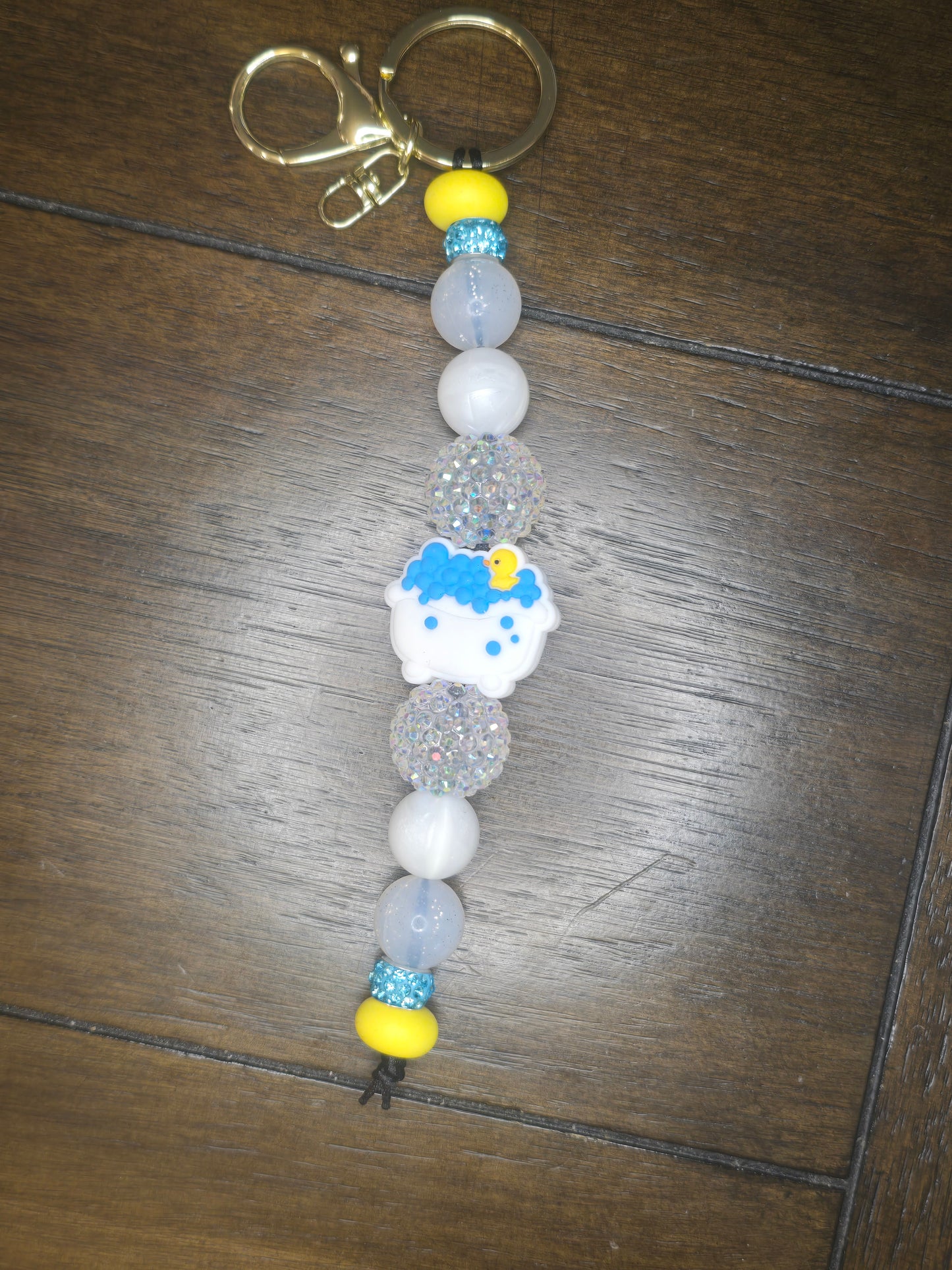 Rubber Duckie Keychain