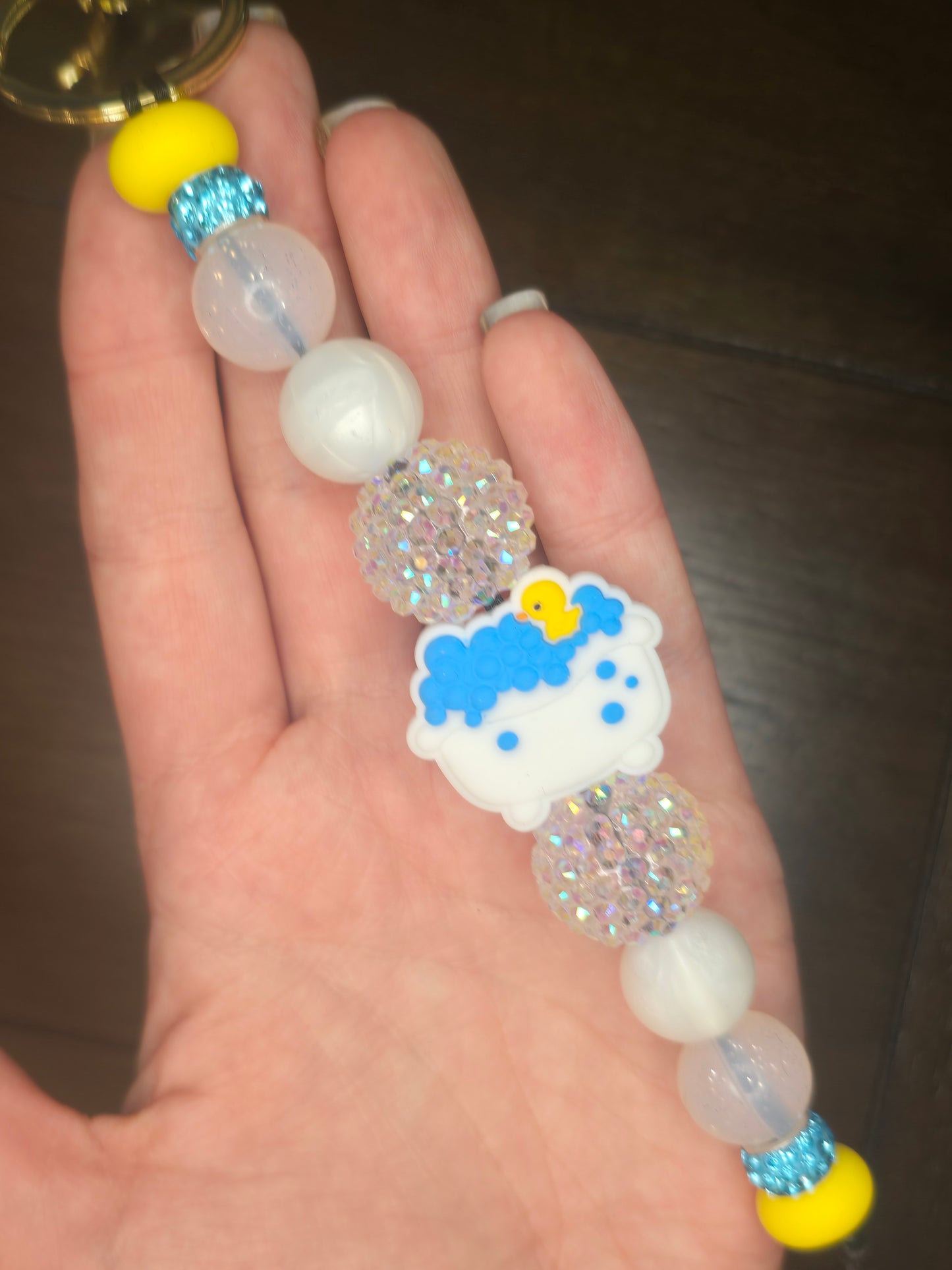 Rubber Duckie Keychain