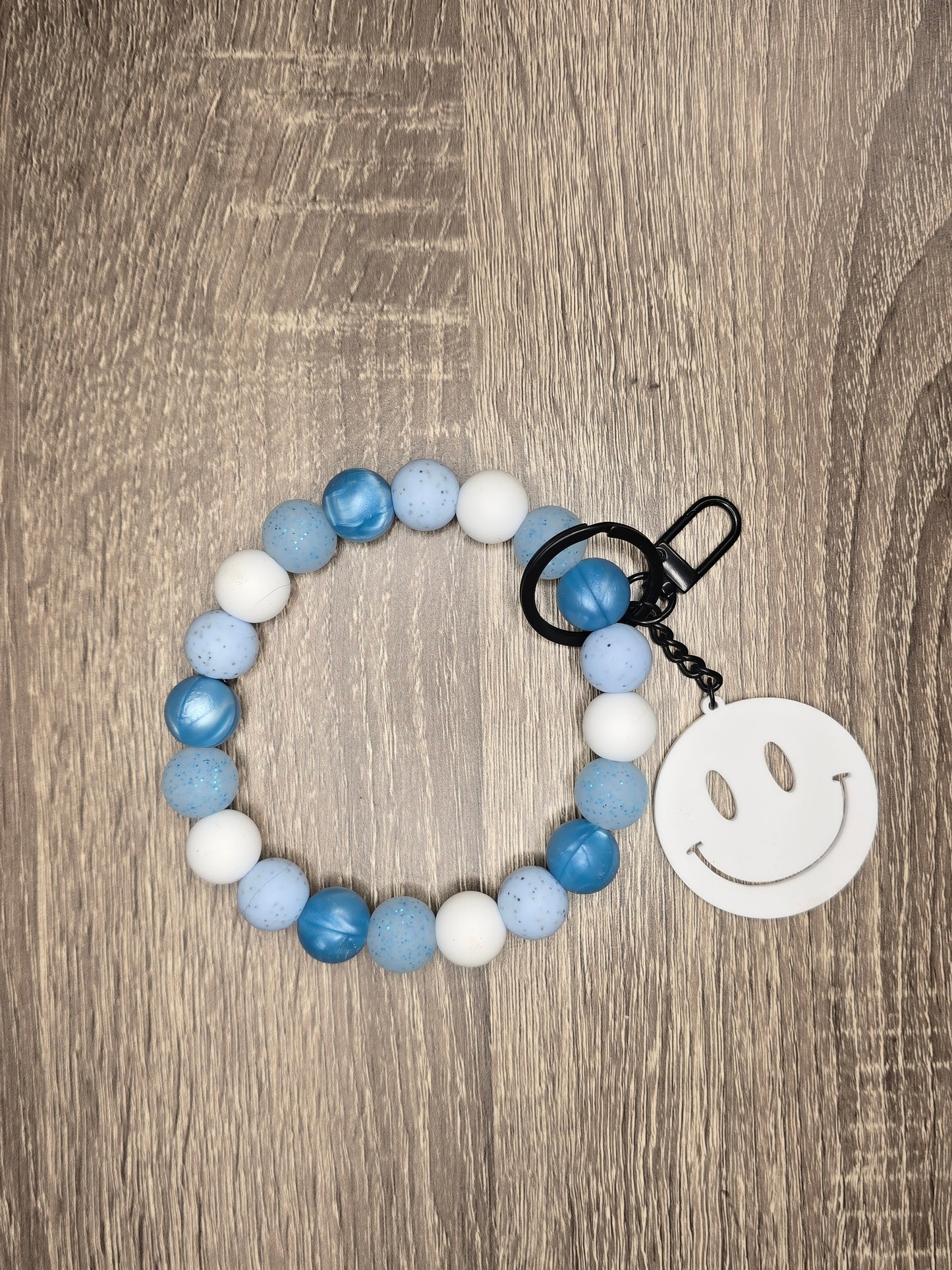 Blue Dreams Wristlet Keychain