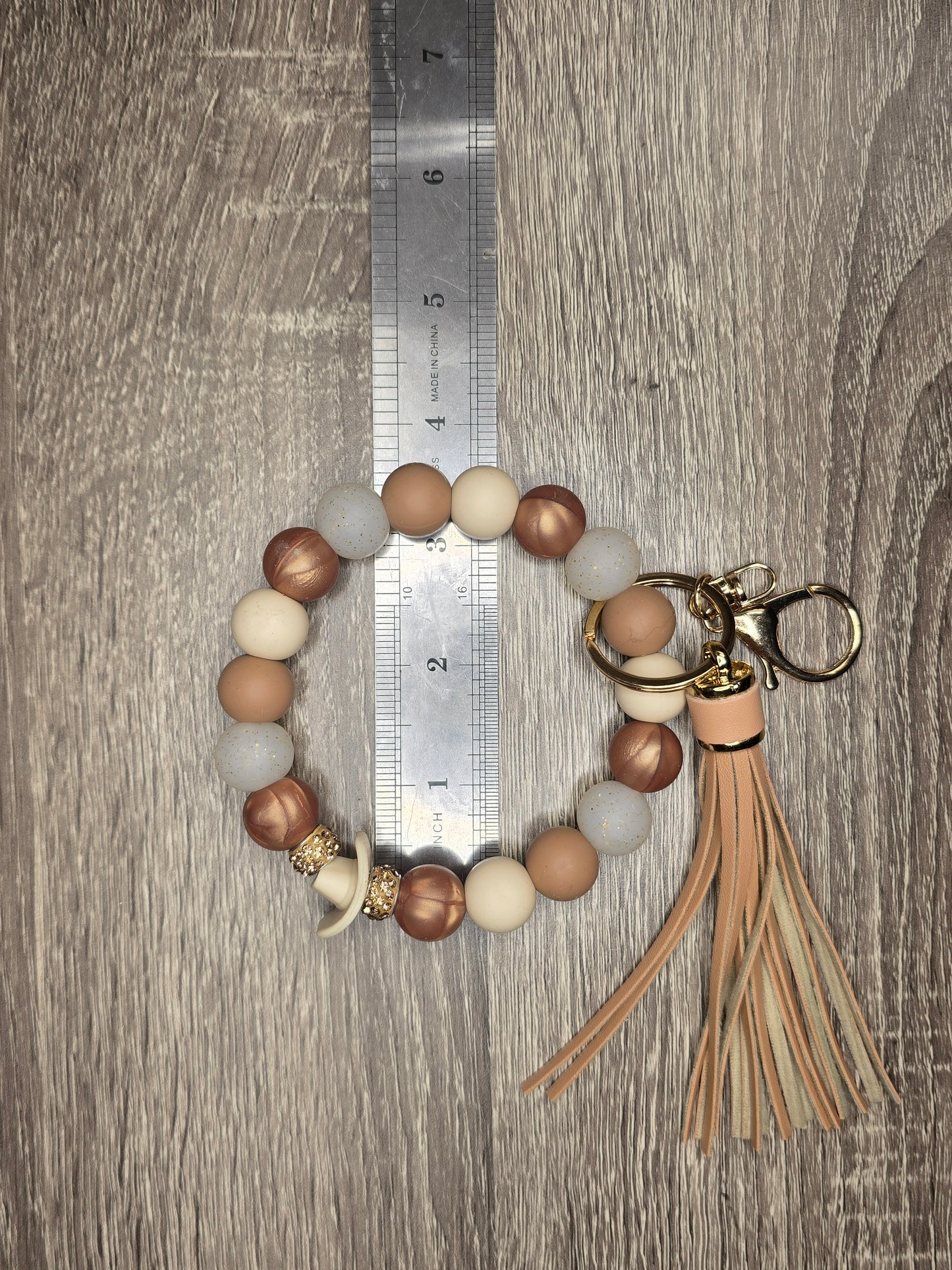 Cowboy Hat Wristlet Keychain