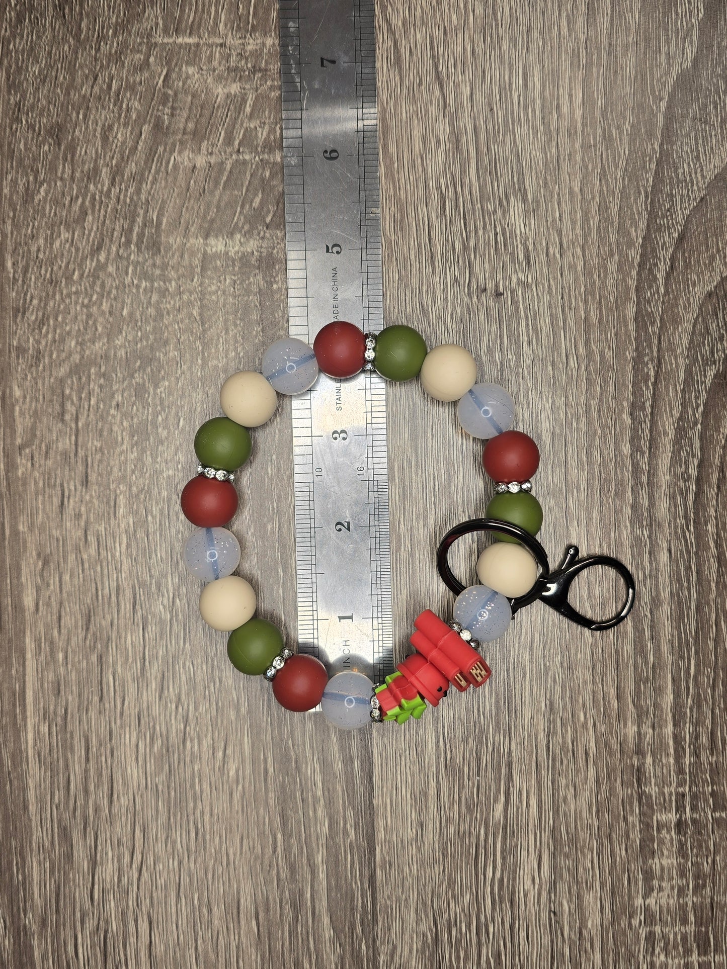 Plant/ Book Lover Wristlet Keychain