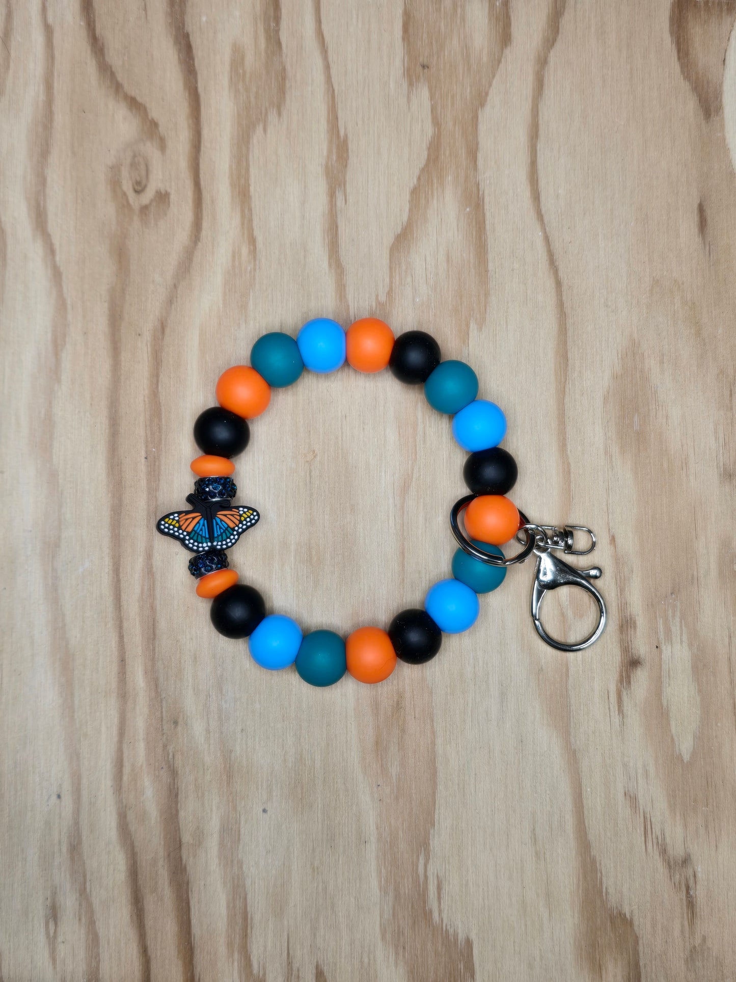 Butterfly Wristlet Keychain