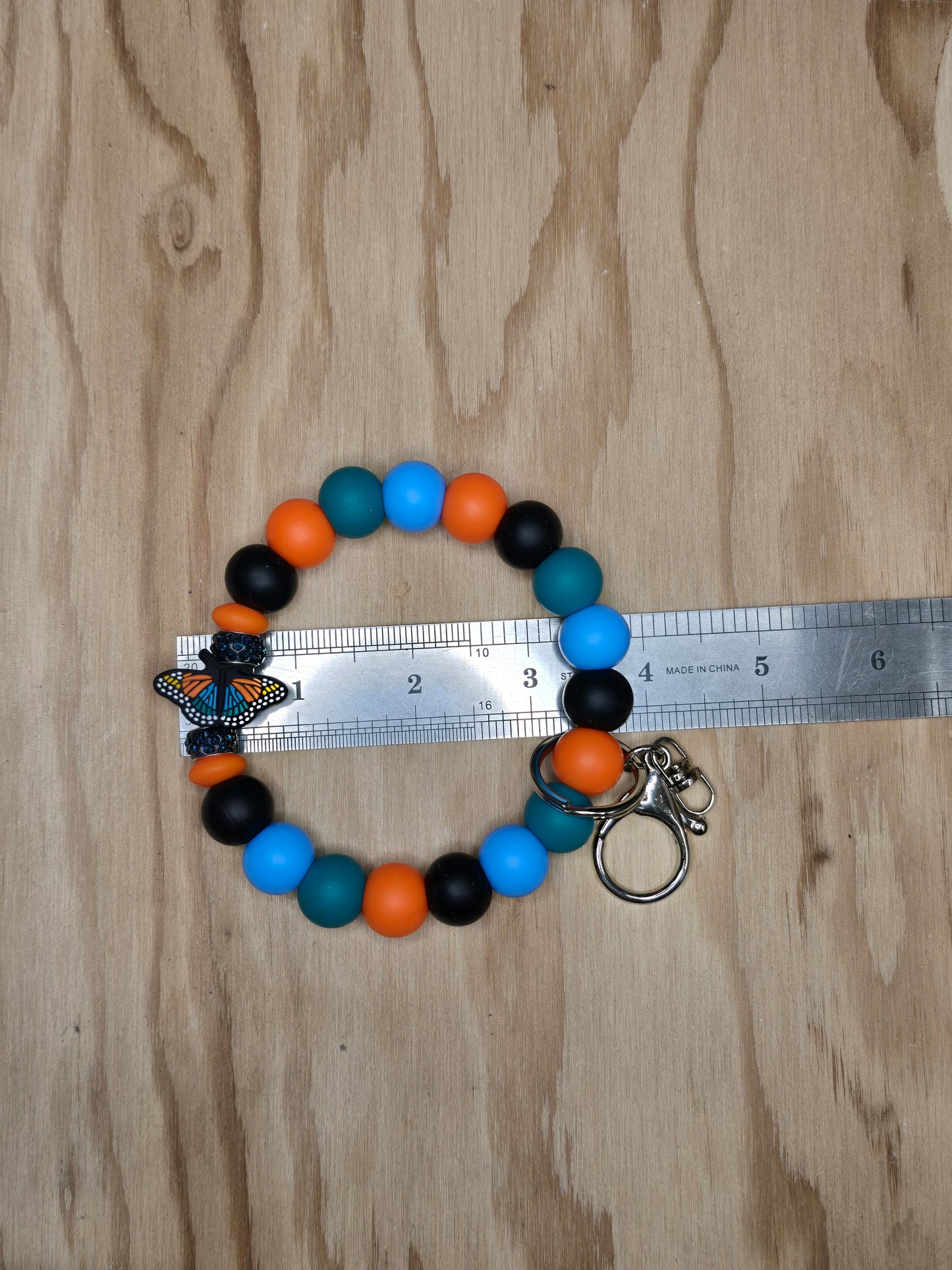 Butterfly Wristlet Keychain