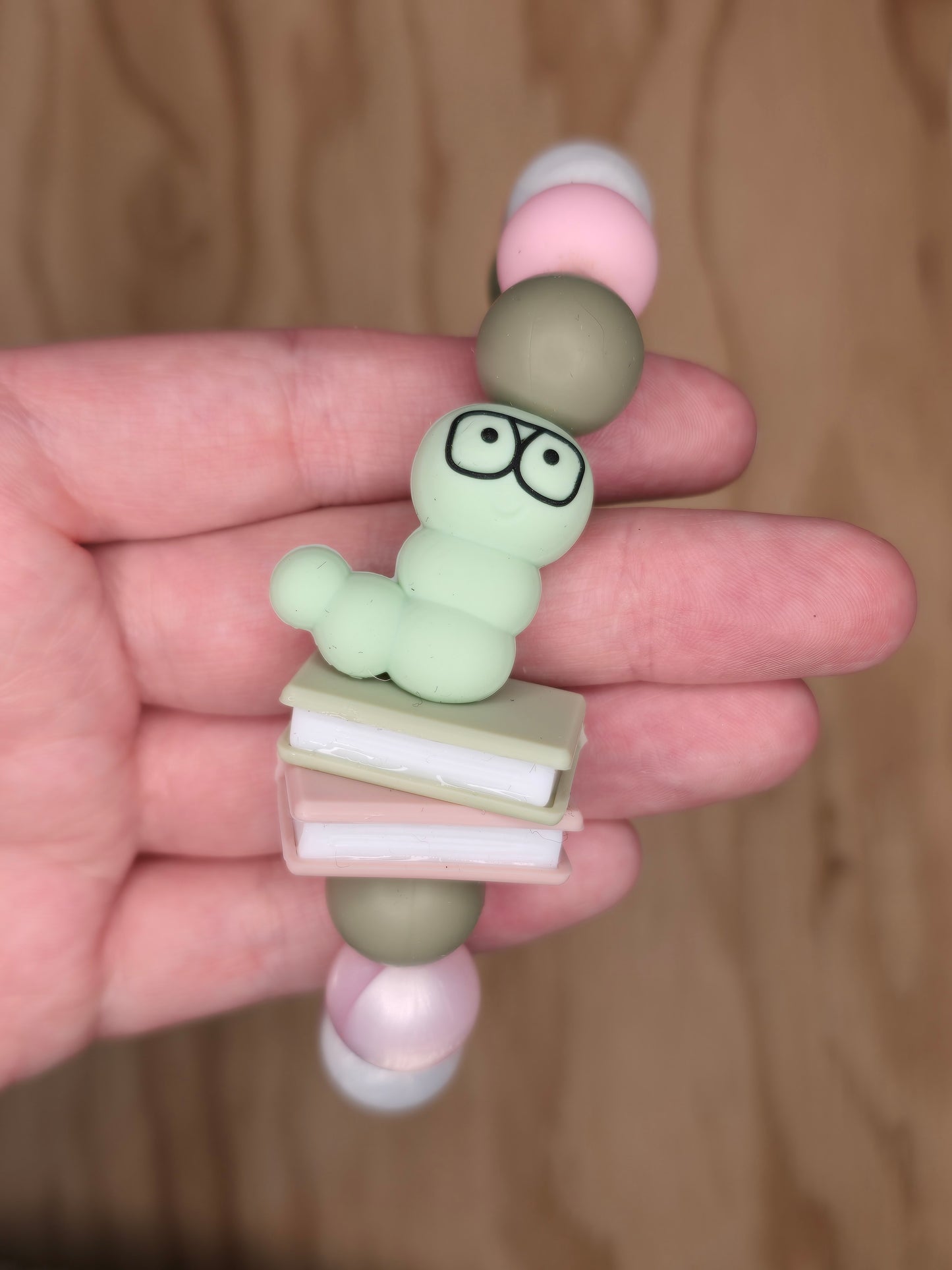 Bookworm Wristlet Keychain