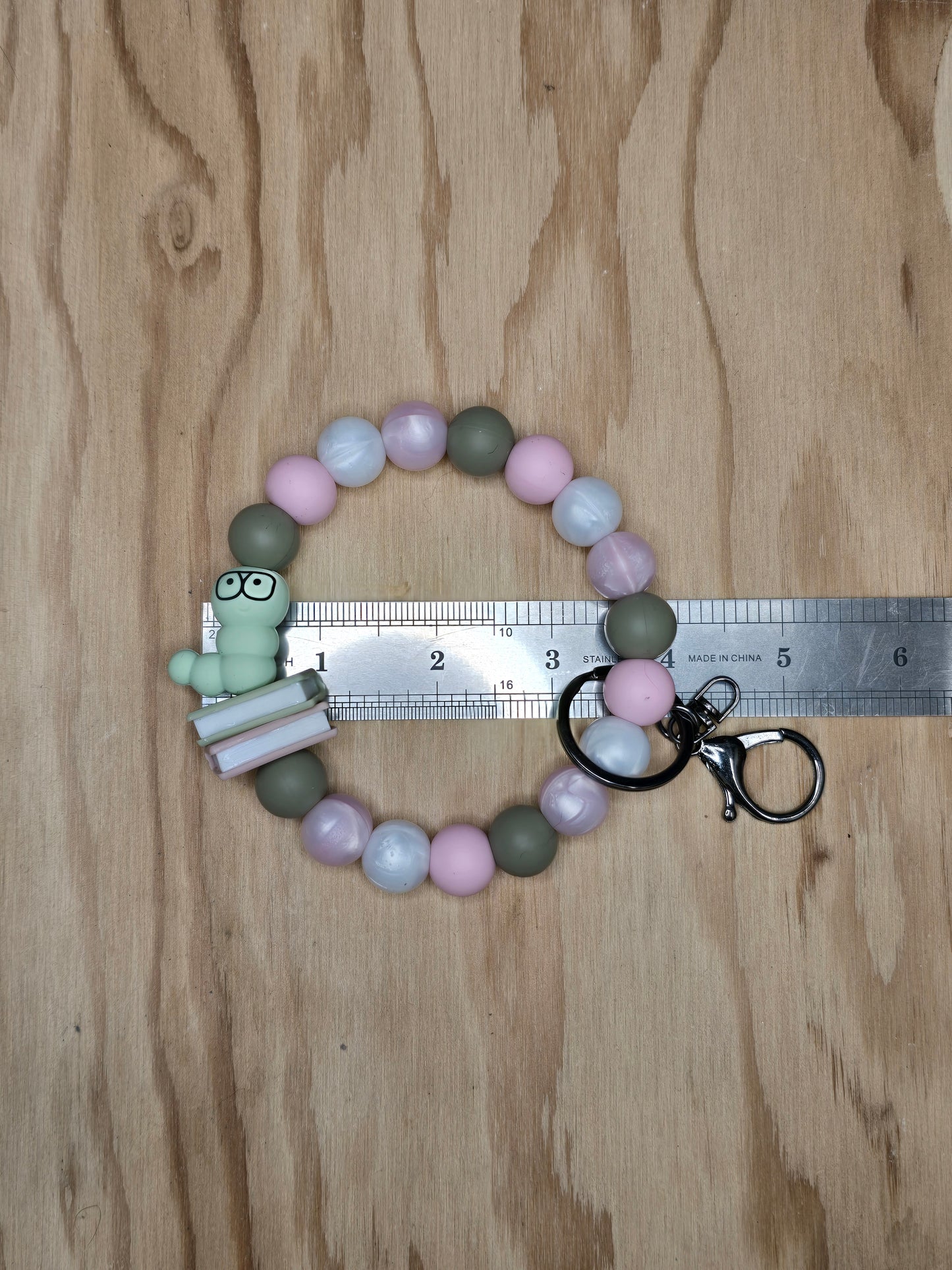 Bookworm Wristlet Keychain