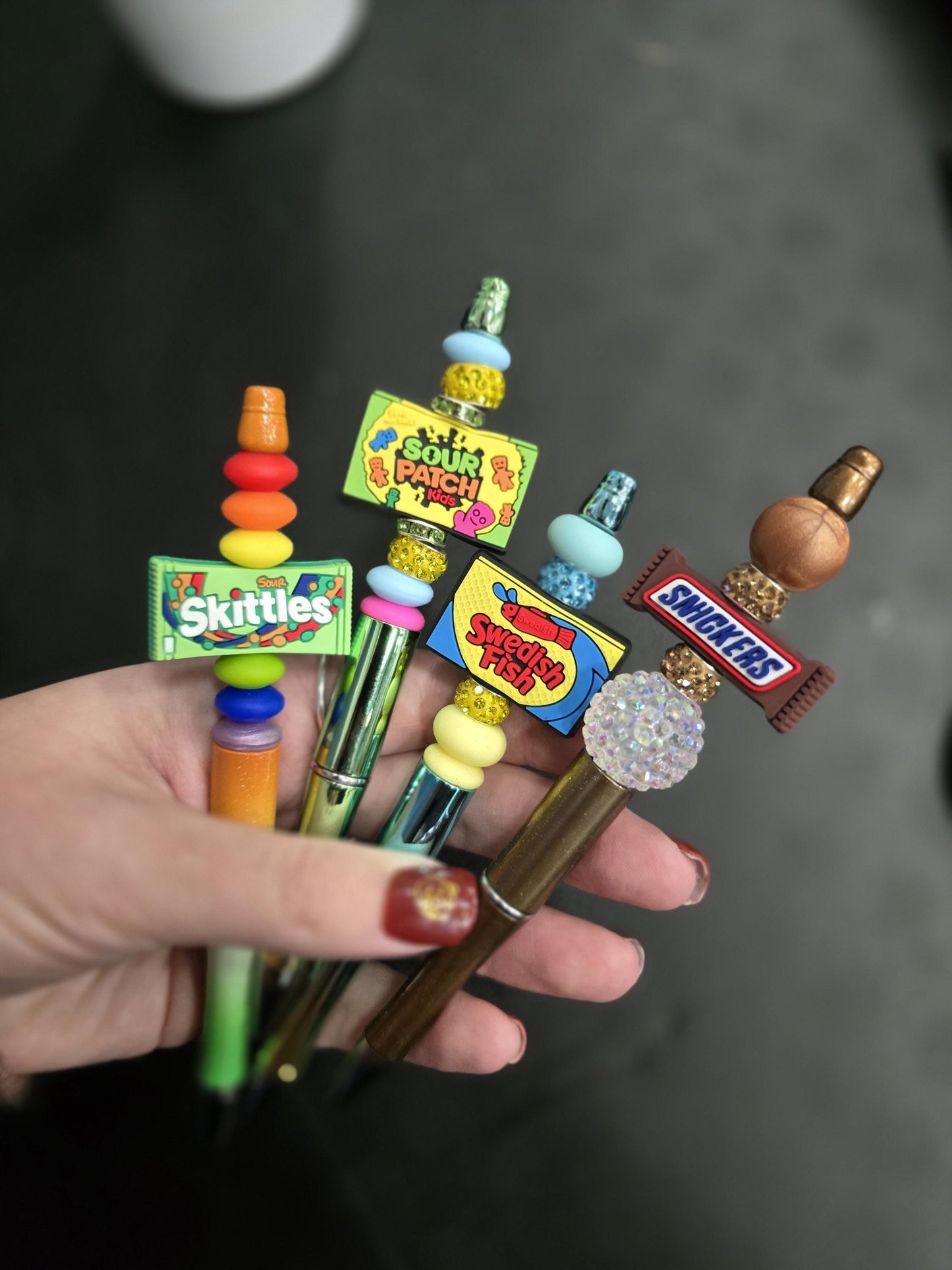 Candy Pen Series, focal bead pen, candy pen, refillable pen.