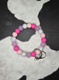 Sparkly Pink Wristlet Keychain